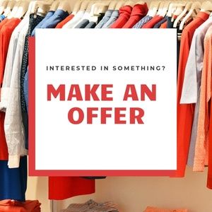 Feel welcome to make an offer!